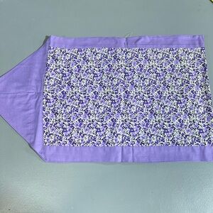 Purple Floral Table Runner